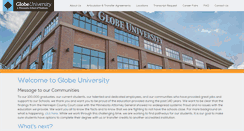Desktop Screenshot of globeuniversity.edu